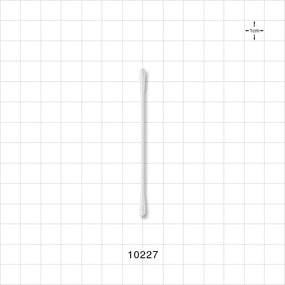 Mini Round Tip Swab with White Paper Handle - 3 inch (76.2 mm) - 10227