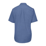 Edwards Garment Co Men's Short-Sleeved Oxford Shirts 1027 FRENCH BLUE L - 1.0 Each