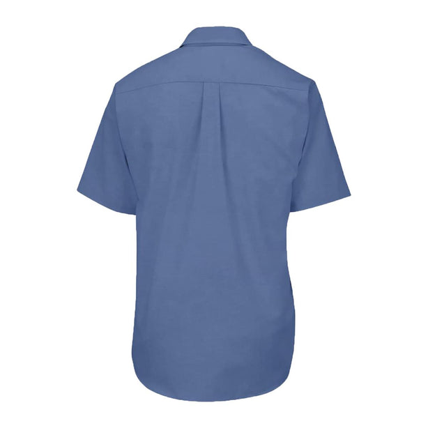 Edwards Garment Co Men's Short-Sleeved Oxford Shirts 1027 FRENCH BLUE L - 1.0 Each
