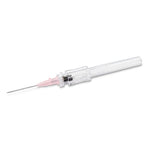 MedSource International Peripheral IV Catheter TrueSafe™ 20 Gauge 1.88 Inch Button Retracting Safety Needle - Case of 200 - MS-84420-CS
