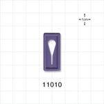 Slide Clamp, Purple - Fits 0.2 inch OD Tubing (5 mm) - 11010