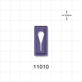 Slide Clamp, Purple - Fits 0.2 inch OD Tubing (5 mm) - 11010