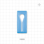 Slide Clamp, Light Blue - Fits 5/8 inch OD Tubing (0.625 inch, 15.88 mm) - 11013