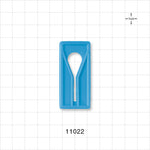Slide Clamp, Light Blue - Fits 1/2 inch OD Tubing (0.5 inch, 12.7 mm) - 11022