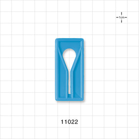 Slide Clamp, Light Blue - Fits 1/2 inch OD Tubing (0.5 inch, 12.7 mm) - 11022