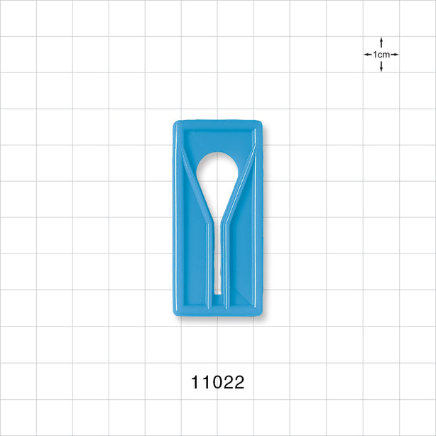 Slide Clamp, Light Blue - Fits 1/2 inch OD Tubing (0.5 inch, 12.7 mm) - 11022