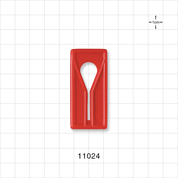 Slide Clamp, Red - Fits 1/2 inch OD Tubing (0.5 inch, 12.7 mm) - 11024