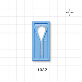 Slide Clamp, Light Blue - Fits 0.315 inch OD Tubing (8 mm) - 11032