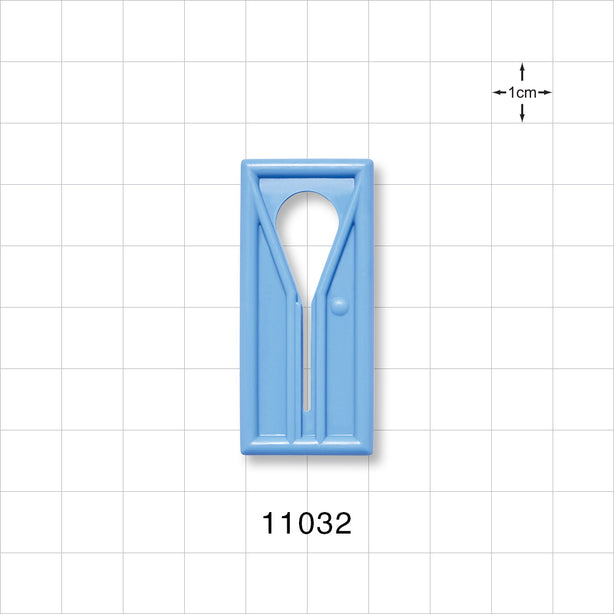 Slide Clamp, Light Blue - Fits 0.315 inch OD Tubing (8 mm) - 11032