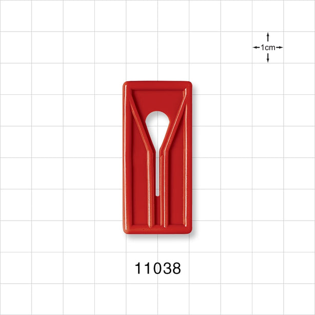 Slide Clamp, Red - Fits 1/4 inch OD Tubing (0.25 inch, 6.35 mm) - 11038