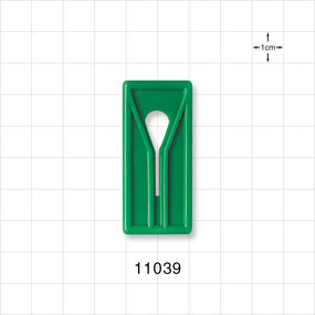 Slide Clamp, Green - Fits 1/4 inch OD Tubing (0.25 inch, 6.35 mm) - 11039
