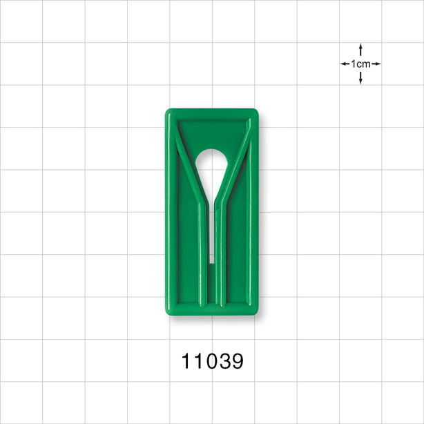 Slide Clamp, Green - Fits 1/4 inch OD Tubing (0.25 inch, 6.35 mm) - 11039