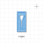 Slide Clamp, Light Blue - Fits 1/4 inch OD Tubing (0.25 inch, 6.35 mm) - 11041