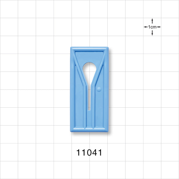 Slide Clamp, Light Blue - Fits 1/4 inch OD Tubing (0.25 inch, 6.35 mm) - 11041
