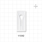 Slide Clamp, Natural - Fits 1/4 inch OD Tubing (0.25 inch, 6.35 mm) - 11042