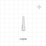Straight Dispensing Tip, Female Luer Lock , White - 14 G - 11074