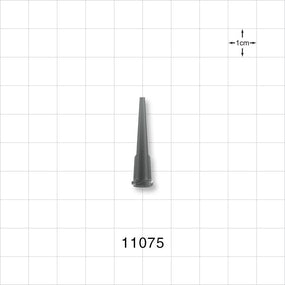 Straight Dispensing Tip, Female Luer Lock , Black - 16 G - 11075
