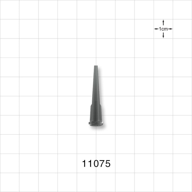 Straight Dispensing Tip, Female Luer Lock , Black - 16 G - 11075