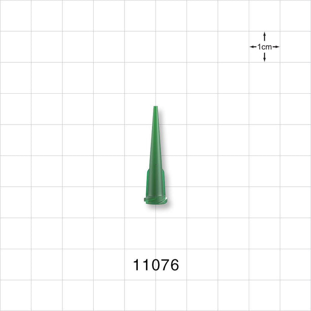 Straight Dispensing Tip, Female Luer Lock , Green - 18 G - 11076