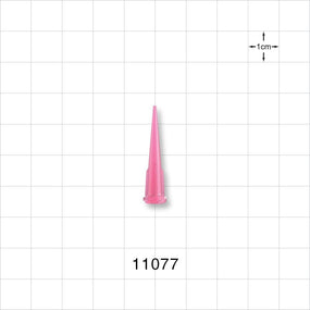 Straight Dispensing Tip, Female Luer Lock , Pink - 20 G - 11077
