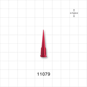 Straight Dispensing Tip, Female Luer Lock , Red Violet - 25 G - 11079