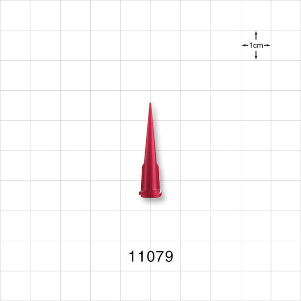 Straight Dispensing Tip, Female Luer Lock , Red Violet - 25 G - 11079