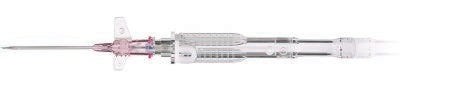 ICU Medical Peripheral IV Catheter SuperCath® 5 20 Gauge 1.25 Inch Sliding Safety Needle - Case of 1000 - SP20701-CS