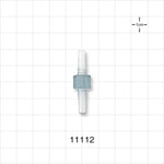 Male Luer Slip to Male Luer Slip, Clear -  - 11112