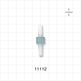Male Luer Slip to Male Luer Slip, Clear -  - 11112