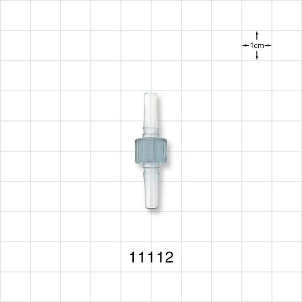 Male Luer Slip to Male Luer Slip, Clear -  - 11112