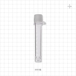 Collection Vial w/Screw Cap on Strap, Clear - 10 ml, 10 g, 0.33 oz. - 11115
