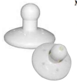 Medgyn Products Pessary MedGyn Gellhorn Short Stem with Drainage Holes Size 2 Silicone - Each - 050156S-EA