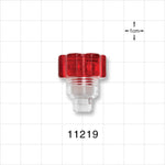 Tuohy Borst Adapter, Small Body - 7 FR - 17 FR (0.091 inch - 0.224 inch, 2.3 mm - 5.7 mm); 0.228 inch ID Tubing Port (5.8 mm) - 11219