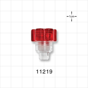 Tuohy Borst Adapter, Small Body - 7 FR - 17 FR (0.091 inch - 0.224 inch, 2.3 mm - 5.7 mm); 0.228 inch ID Tubing Port (5.8 mm) - 11219