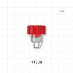 Tuohy Borst Adapter, Small Body - 0 FR - 17 FR (0 inch - 0.224 inch, 0 mm - 5.7 mm); 0.228 inch ID Tubing Port (5.8 mm) - 11230