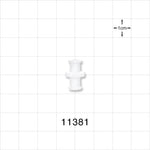 Female Luer Lock, Female Luer Lock, White -  - 11381