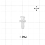 Female Luer Lock, Barbed, Natural - Fits 5/32 inch ID Tubing (0.156 inch, 3.97 mm) - 11393