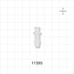 Female Luer Lock, Barbed, Natural - Fits 1/4 inch ID Tubing (0.25 inch, 6.35 mm) - 11395