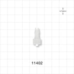 Male Luer Lock, Barbed, Natural - Fits 3/16 inch ID Tubing (0.188 inch, 4.76 mm) - 11402