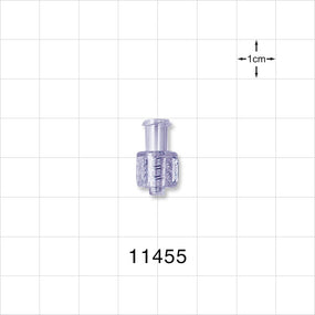 Female Luer Lock, Male Luer Lock w/Pocket Fit ID - 0.109 inch - 0.102 inch ID (2.76 mm - 2.59 mm) - 11455