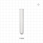 Test Tube with Rim - 6 ml, 12 mm Diameter x 86 mm - 11459