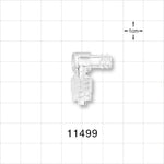 Elbow Connector, Female Luer Lock, Male Luer w/Spin Lock -  - 11499