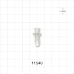 Female Luer Lock, Barbed, Natural - Fits 3/16 inch ID Tubing (0.188 inch, 4.76 mm) - 11540