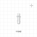 Female Luer Lock, Barbed, Natural - Fits 1/4 inch ID Tubing (0.25 inch, 6.35 mm) - 11542
