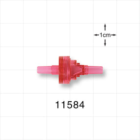 Duckbill Check Valve - 0.13 inch OD (3.3 mm); 0.112 psi CP - 11584