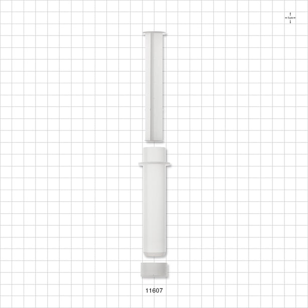 Open Ended Syringe with Cap - 13 gm - 11607