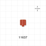 Male Luer Cap, Vented, Red -  - 11637