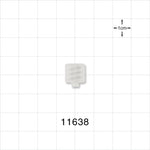 Male Luer Cap, Vented, Natural -  - 11638
