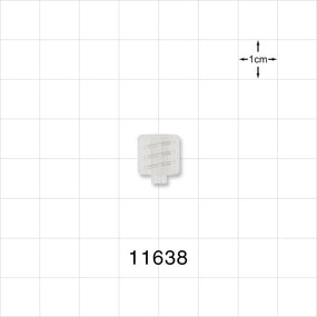 Male Luer Cap, Vented, Natural -  - 11638