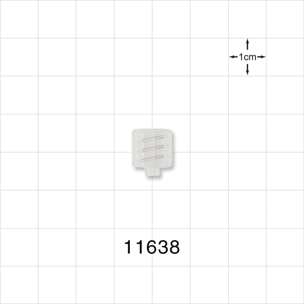 Male Luer Cap, Vented, Natural -  - 11638